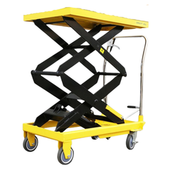 350kg Double Scissor Hydraulic Lift Table Trolley-Hammerox Industrial