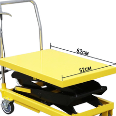 350kg Double Scissor Hydraulic Lift Table Trolley-Hammerox Industrial