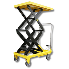 350kg Double Scissor Hydraulic Lift Table Trolley-Hammerox Industrial