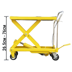 350kg Hydraulic Scissor Lift Table Trolley