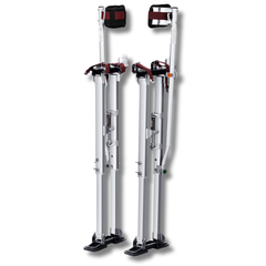 36"-50" Adjustable Aluminium Drywall Stilts - Silver