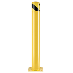 36" Steel Safety Bollard 4.5" Diameter-Hammerox Industrial