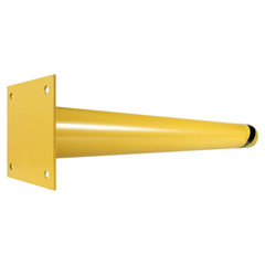36" Steel Safety Bollard 4.5" Diameter-Hammerox Industrial