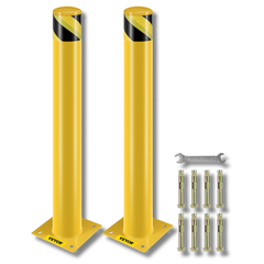 36" Steel Safety Bollard 4.5" Diameter-Hammerox Industrial