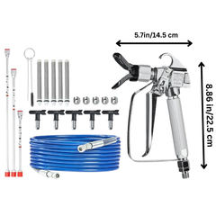 3600PSI Airless Paint Spray Gun with Hose Kit-Hammerox Industrial