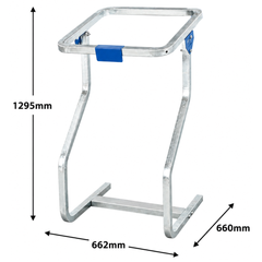 360L Industrial Rubbish Bag Stand-Hammerox Industrial