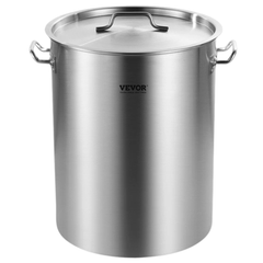 36 Quart Stainless Steel Stockpot with Basket & Lid