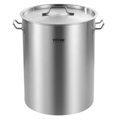 36 Quart Stainless Steel Stockpot with Basket & Lid