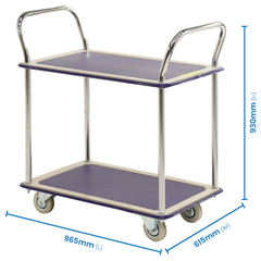 370kg 2 Tier Multi Purpose Platform Trolley-Hammerox Industrial