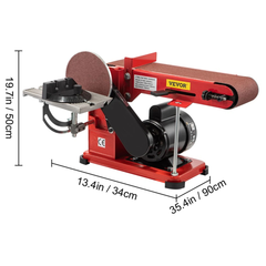 375W Belt Disc Sander Bench Grinder-Hammerox Industrial