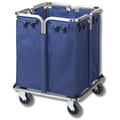 380L Spring Loaded Linen Housekeeping Trolley