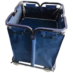 380L Spring Loaded Linen Housekeeping Trolley
