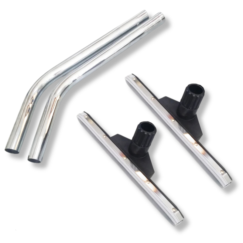38mm Wet Floor Squeegee Tool with Double Bend Steel Wand-Hammerox Industrial