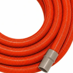 38mm x 15m Vacuum Hose with Cuffs - Orange-Hammerox Industrial