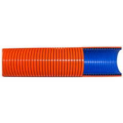 38mm x 15m Vacuum Hose with Cuffs - Orange-Hammerox Industrial