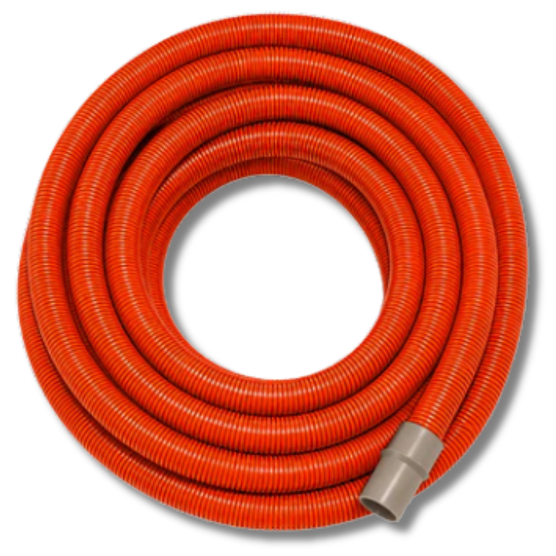 38mm x 15m Vacuum Hose with Cuffs - Orange-Hammerox Industrial