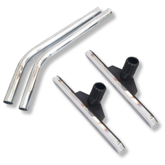 38mm Wet Floor Squeegee Tool with Double Bend Steel Wand