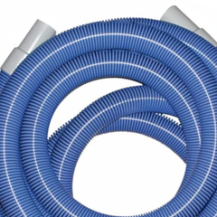38mm x 15m Vacuum Hose with Cuffs - Blue