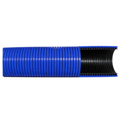 50mm x 15m Vacuum Hose with Cuffs - Blue