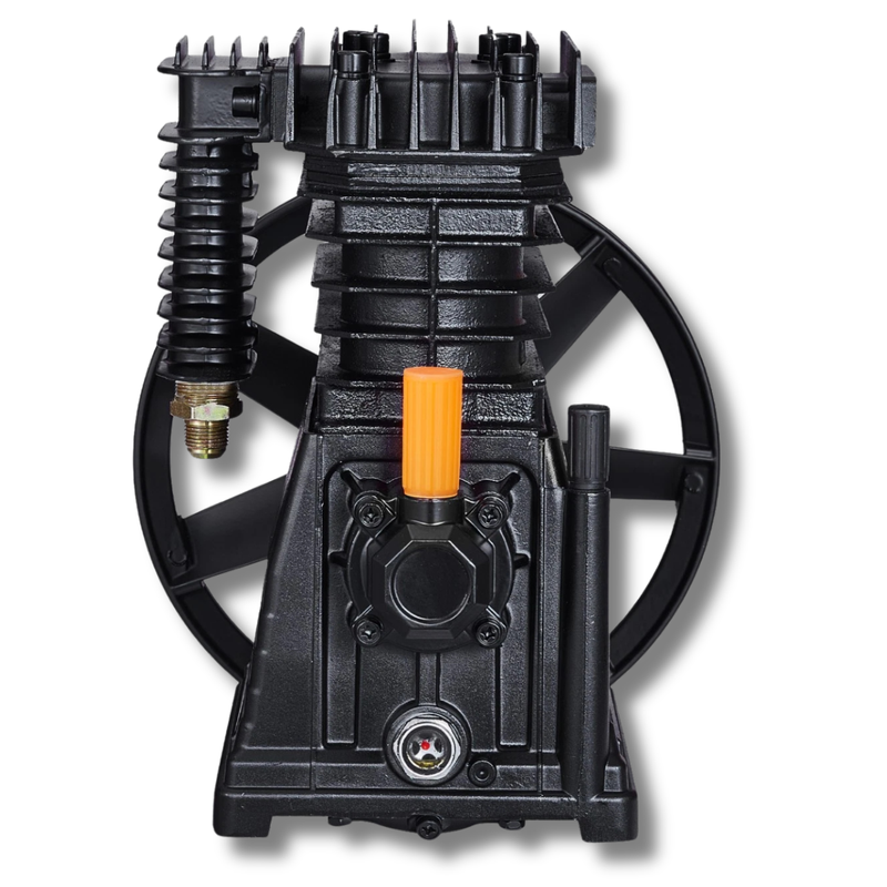 3HP 5.8CFM @ 90PSI Air Compressor Pump Head Twin Cylinder-Hammerox Industrial