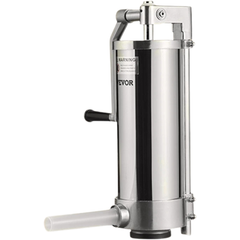 3L / 5lb Sausage Stuffer Stainless Steel with 3 Nozzles