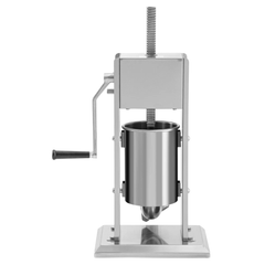 3L / 5lb Sausage Stuffer Stainless Steel with 4 Nozzles