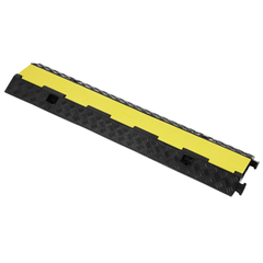 3 Pack 2-Channel Cable Protector Ramp Floor Wire Cover 5443kg Capacity