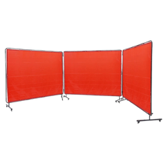 3 Panel 6x8ft Welding Screen with Frame