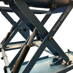 3T 2200W 240V Movable Scissor Car Hoist CE Approved-Hammerox Industrial