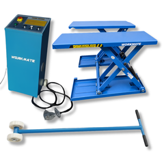 3T 2200W 240V Movable Scissor Car Hoist CE Approved-Hammerox Industrial