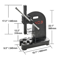 3 Ton Arbor Press Manual Desktop Cast Iron