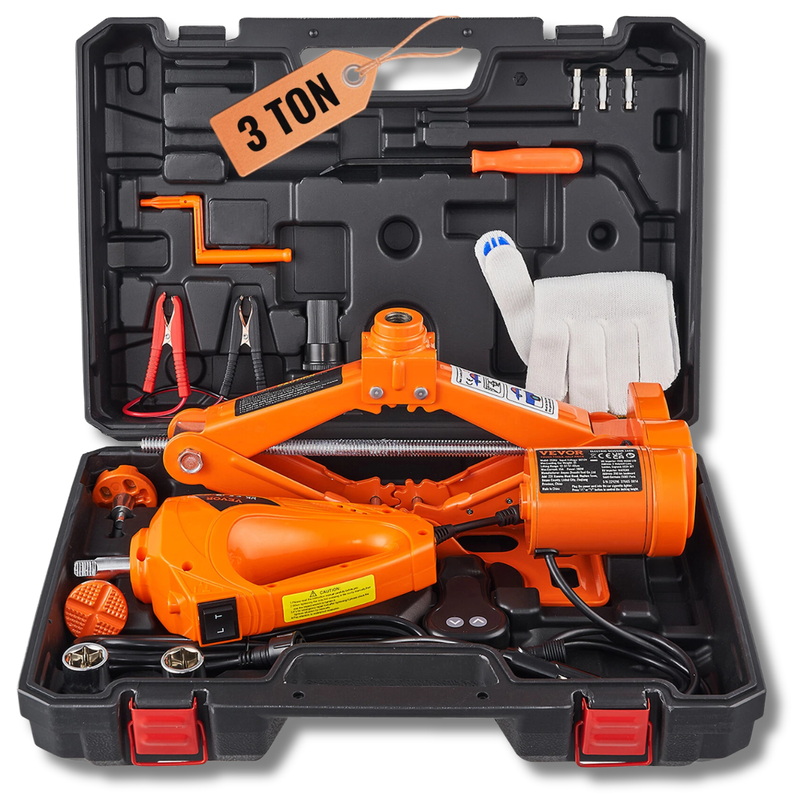 3 Ton Electric Car Jack with Impact Wrench