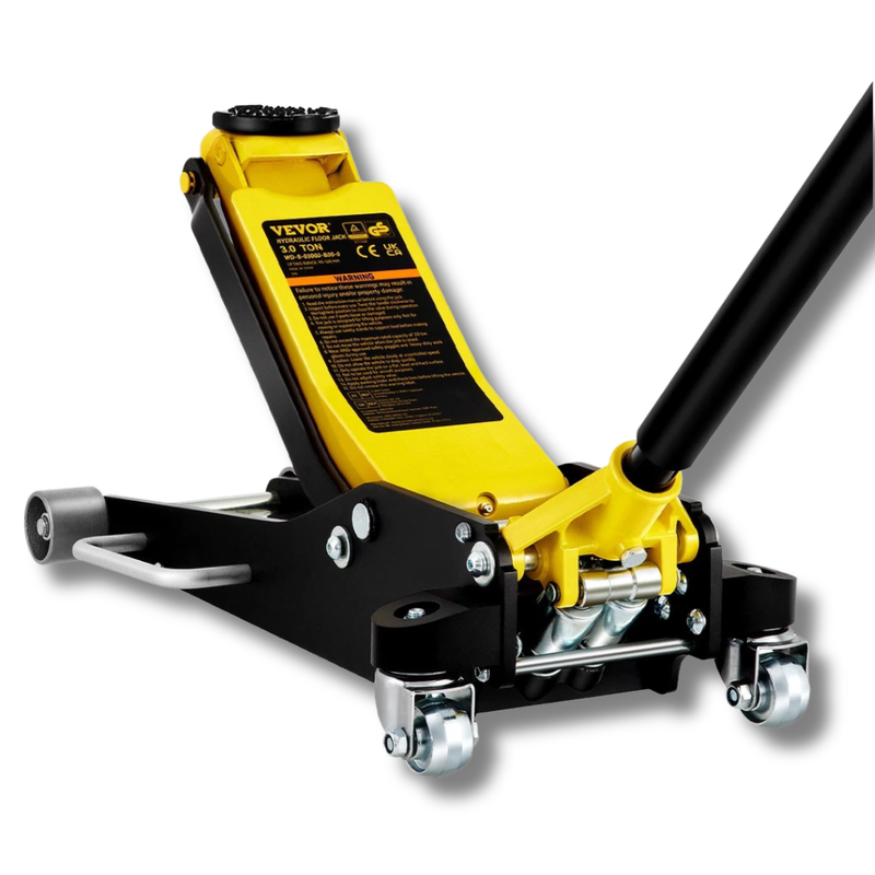 3 Ton Low Profile Hydraulic Floor Jack Aluminium Steel Dual Pump