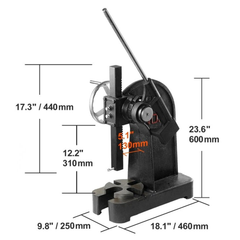 3 Ton Ratchet Arbor Press Manual with Handwheel