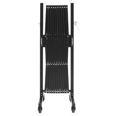 3.37m Expandable Safety Barrier with Locking Casters-Hammerox Industrial