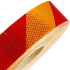 Red & Yellow Class 1 Reflective Tape