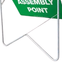 Emergency Assembly Point Swing Stand & Sign