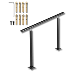 3ft Outdoor Stair Handrail - Black