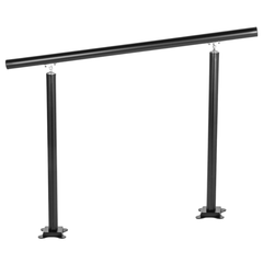 3ft Outdoor Stair Handrail - Black