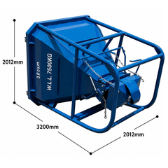 3m³ Laydown Concrete Kibble-Hammerox Industrial