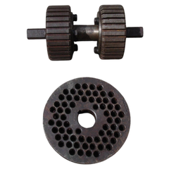 3mm x 19mm Pellet Mill Die Plate & Roller Set-Hammerox Industrial