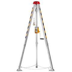 4-7ft Confined Space Rescue Tripod 1200lb Capacity-Hammerox Industrial