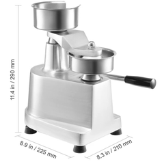 4" Commercial Burger Patty Maker-Hammerox Industrial