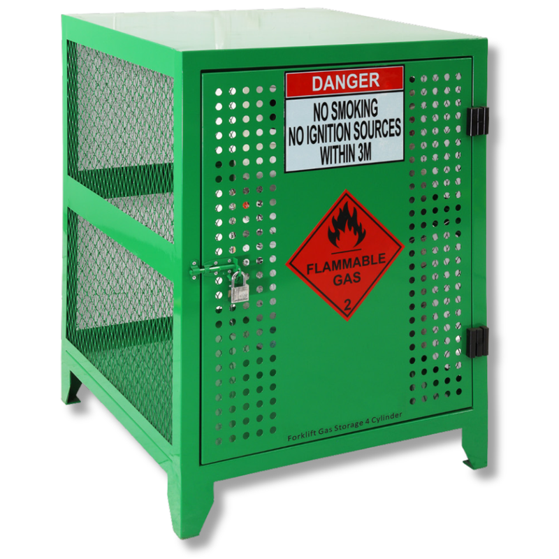 4 Cylinder Fork Gas Storage Cage-Hammerox Industrial