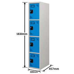 4 Door Metal Locker-Hammerox Industrial