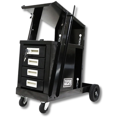 4 Drawer Welding Trolley for MIG TIG Plasma Cutters-Hammerox Industrial
