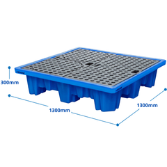 4 Drum Bunded Spill Pallet-Hammerox Industrial