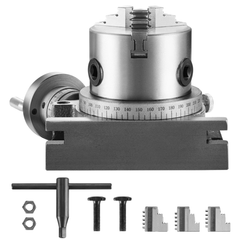 4" Rotary Table Milling Machine with 3 Jaw Chuck-Hammerox Industrial