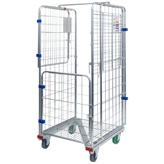 4 Sided Roll Cage Trolley-Hammerox Industrial