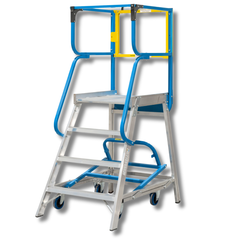 4 Step Walk Through Access Platform Ladder-Hammerox Industrial